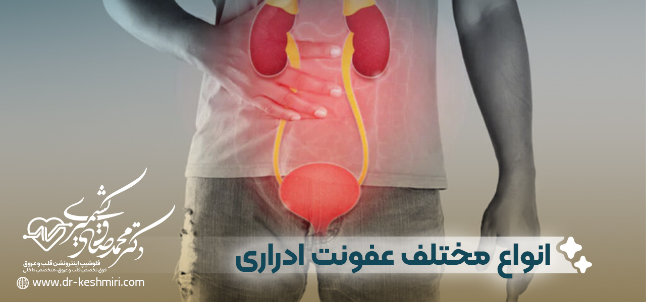 انواع مختلف عفونت ادراری یا UTI